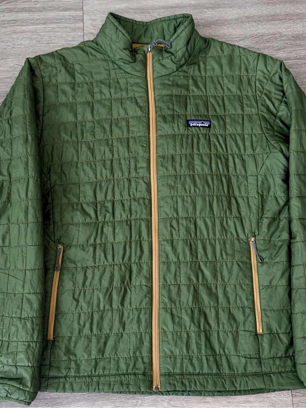 Rare Color Patagonia Nano Puff Coat Mens Large (Womens XL) Green Puffer Jacket